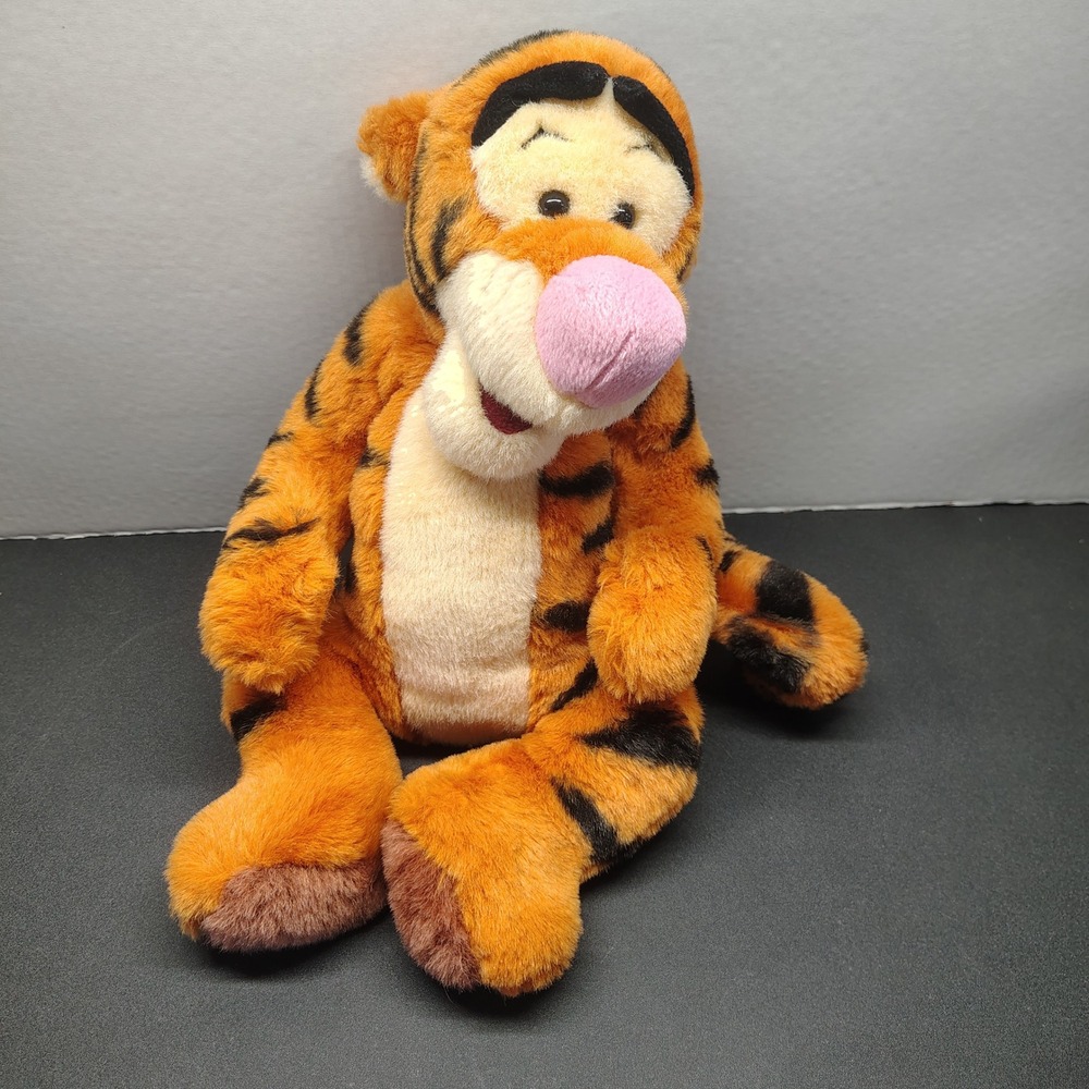 Mattel Tigger Plush Toy Kids Orange (Vintage 1998 Disney Winnie the Pooh)